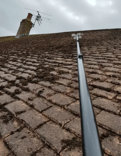 domestic roof cleaning